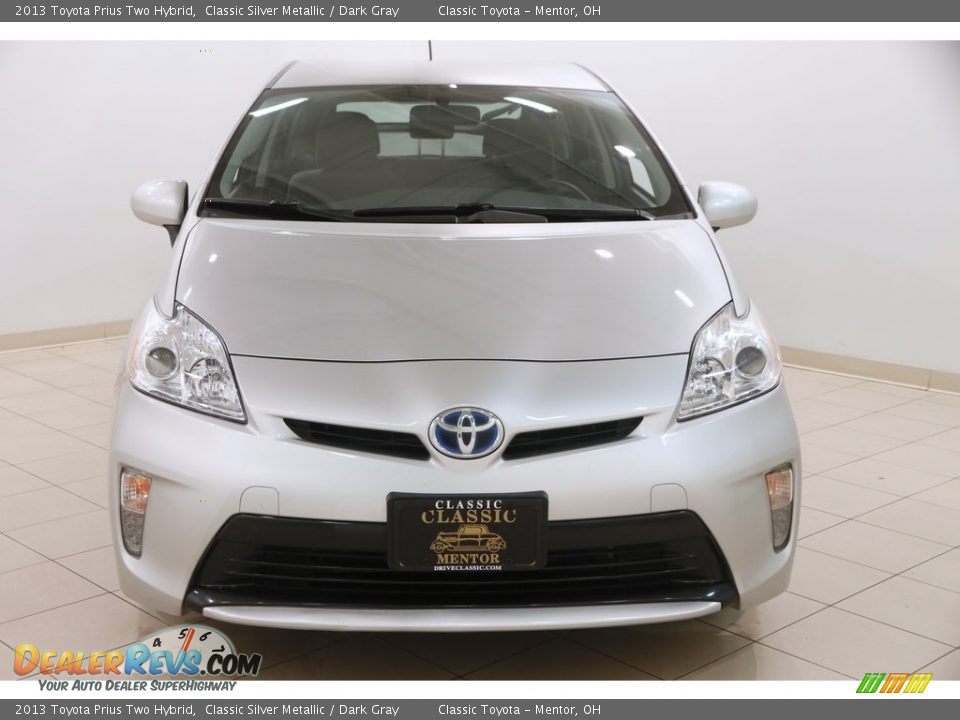 2013 Toyota Prius Two Hybrid Classic Silver Metallic / Dark Gray Photo #2