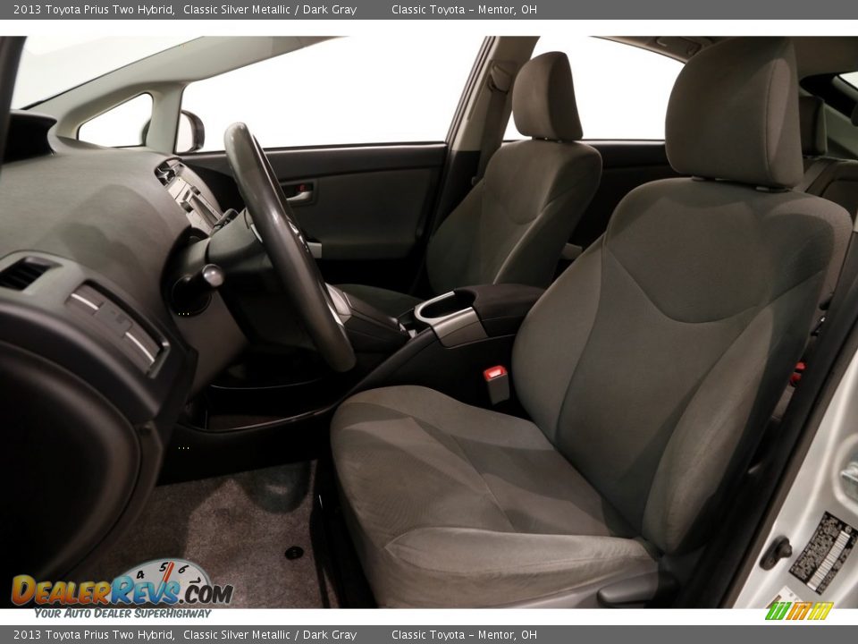 2013 Toyota Prius Two Hybrid Classic Silver Metallic / Dark Gray Photo #5