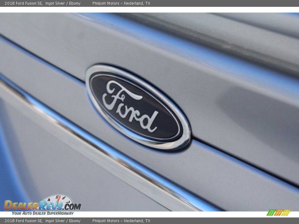 2018 Ford Fusion SE Ingot Silver / Ebony Photo #10