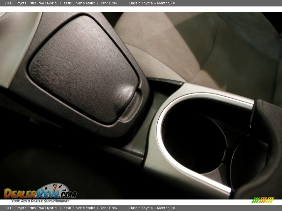 2013 Toyota Prius Two Hybrid Classic Silver Metallic / Dark Gray Photo #14