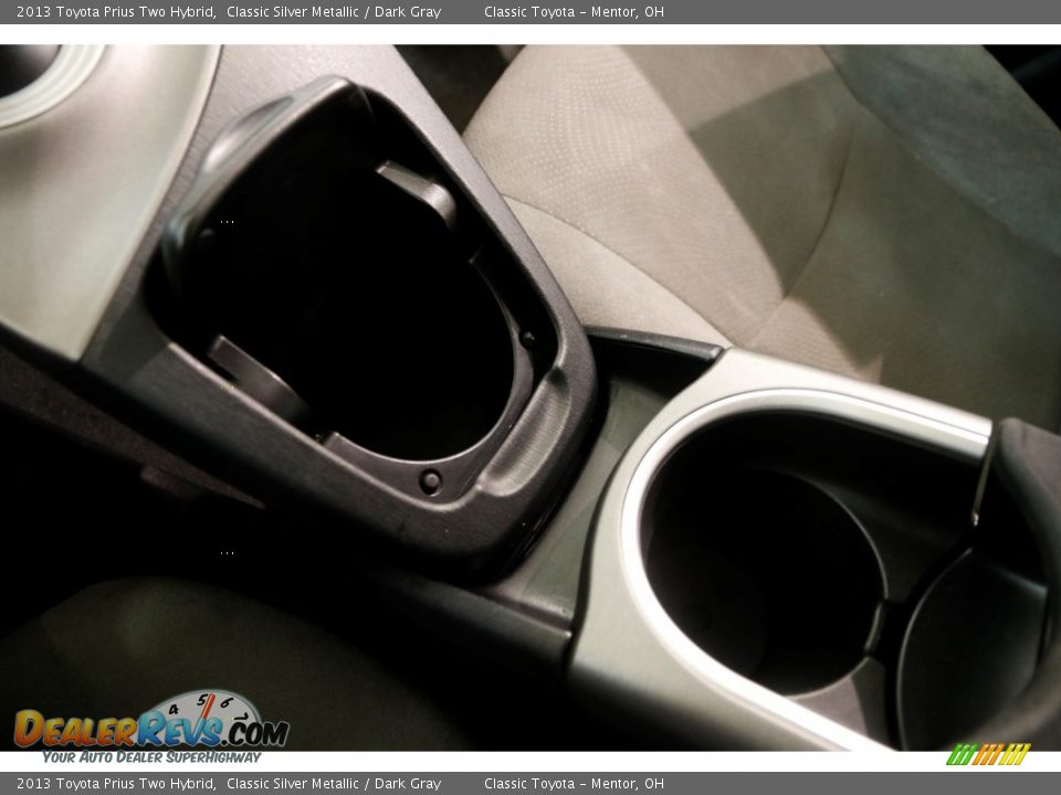 2013 Toyota Prius Two Hybrid Classic Silver Metallic / Dark Gray Photo #15