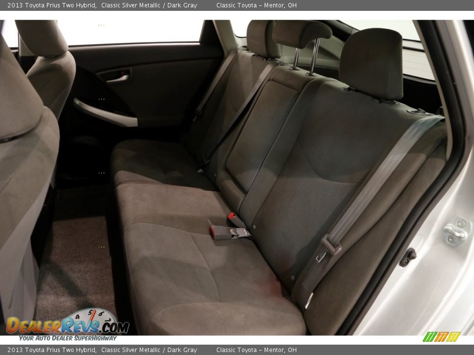 2013 Toyota Prius Two Hybrid Classic Silver Metallic / Dark Gray Photo #18