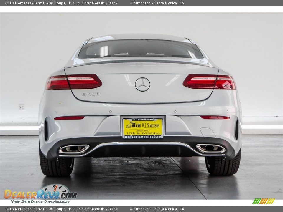 2018 Mercedes-Benz E 400 Coupe Iridium Silver Metallic / Black Photo #4