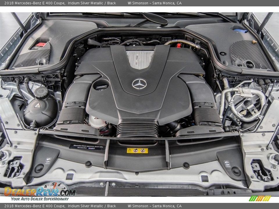 2018 Mercedes-Benz E 400 Coupe Iridium Silver Metallic / Black Photo #8