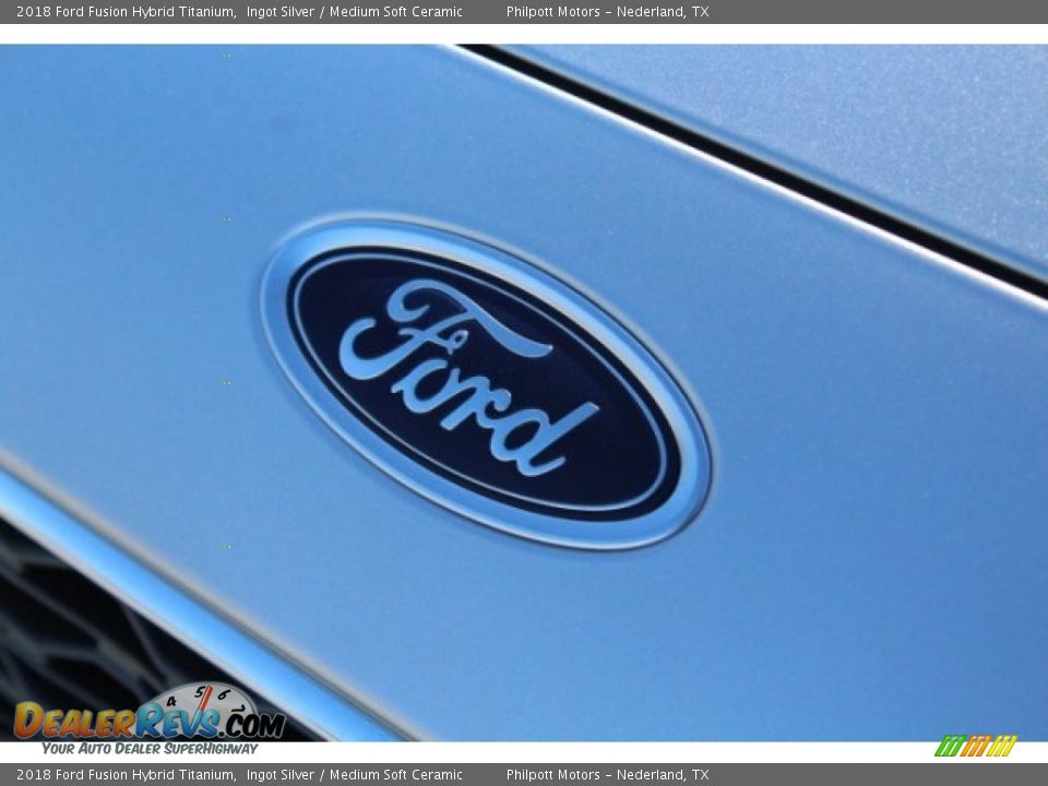 2018 Ford Fusion Hybrid Titanium Ingot Silver / Medium Soft Ceramic Photo #4