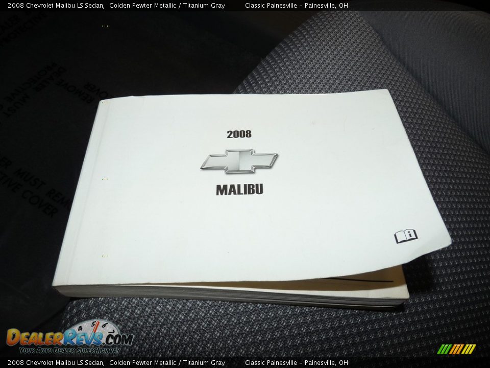 2008 Chevrolet Malibu LS Sedan Golden Pewter Metallic / Titanium Gray Photo #15