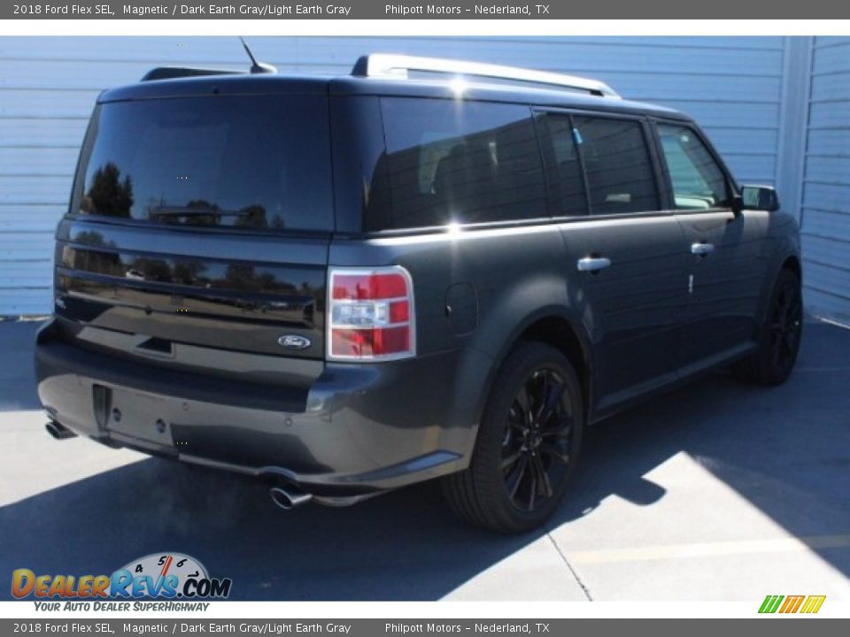 2018 Ford Flex SEL Magnetic / Dark Earth Gray/Light Earth Gray Photo #9