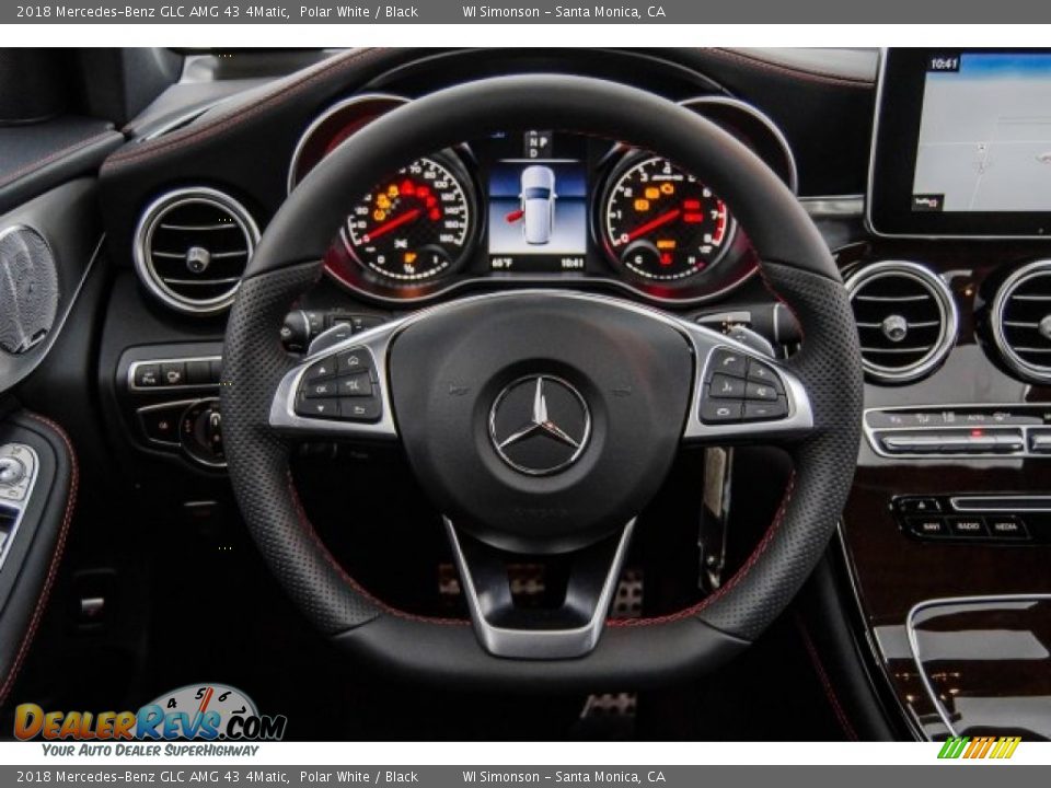 2018 Mercedes-Benz GLC AMG 43 4Matic Steering Wheel Photo #21