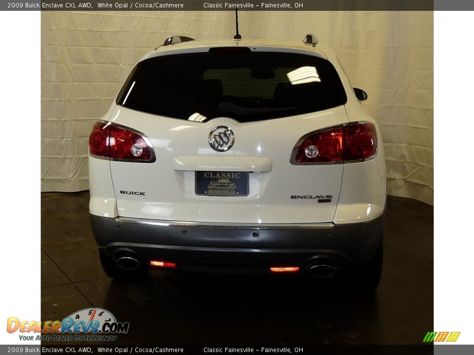 2009 Buick Enclave CXL AWD White Opal / Cocoa/Cashmere Photo #3