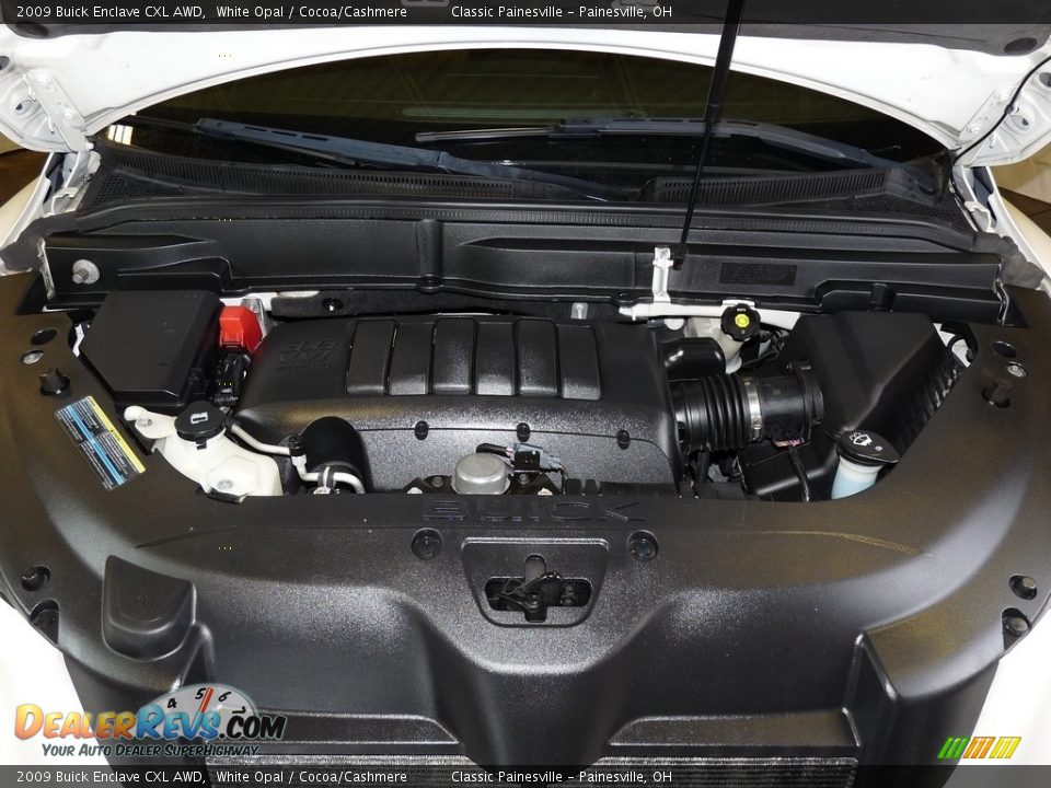 2009 Buick Enclave CXL AWD White Opal / Cocoa/Cashmere Photo #6