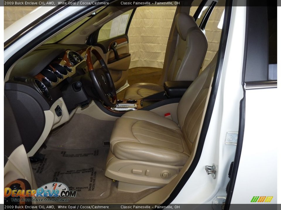 2009 Buick Enclave CXL AWD White Opal / Cocoa/Cashmere Photo #7
