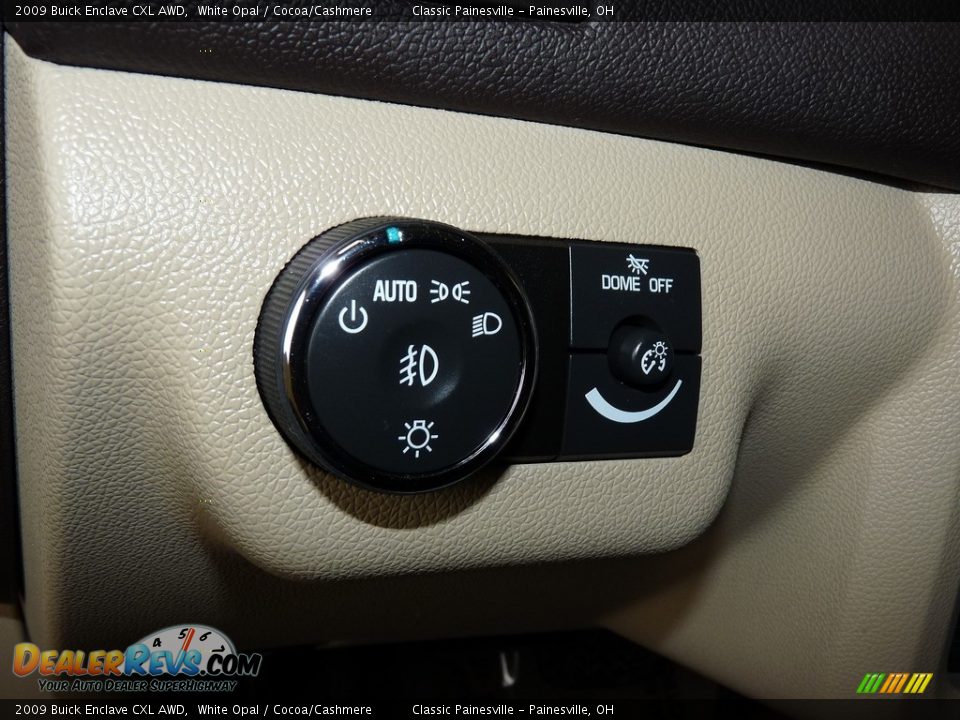 2009 Buick Enclave CXL AWD White Opal / Cocoa/Cashmere Photo #12