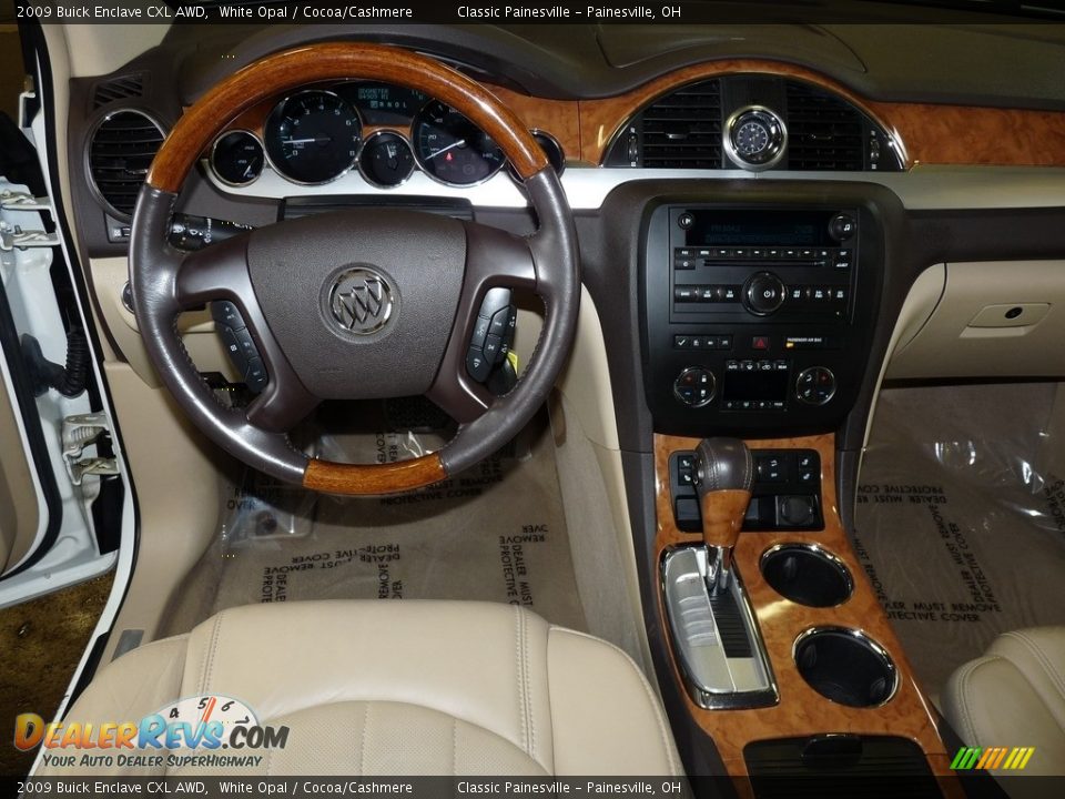 2009 Buick Enclave CXL AWD White Opal / Cocoa/Cashmere Photo #13