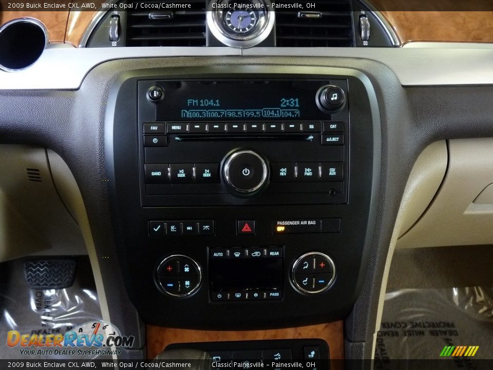 2009 Buick Enclave CXL AWD White Opal / Cocoa/Cashmere Photo #14