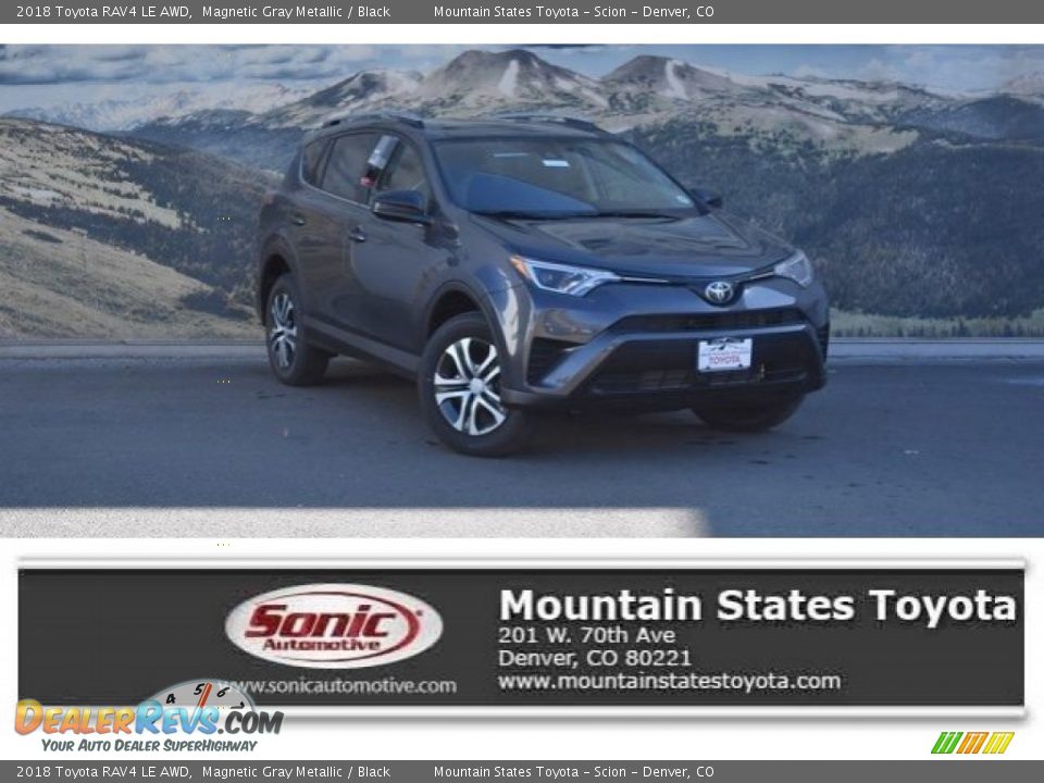 2018 Toyota RAV4 LE AWD Magnetic Gray Metallic / Black Photo #1