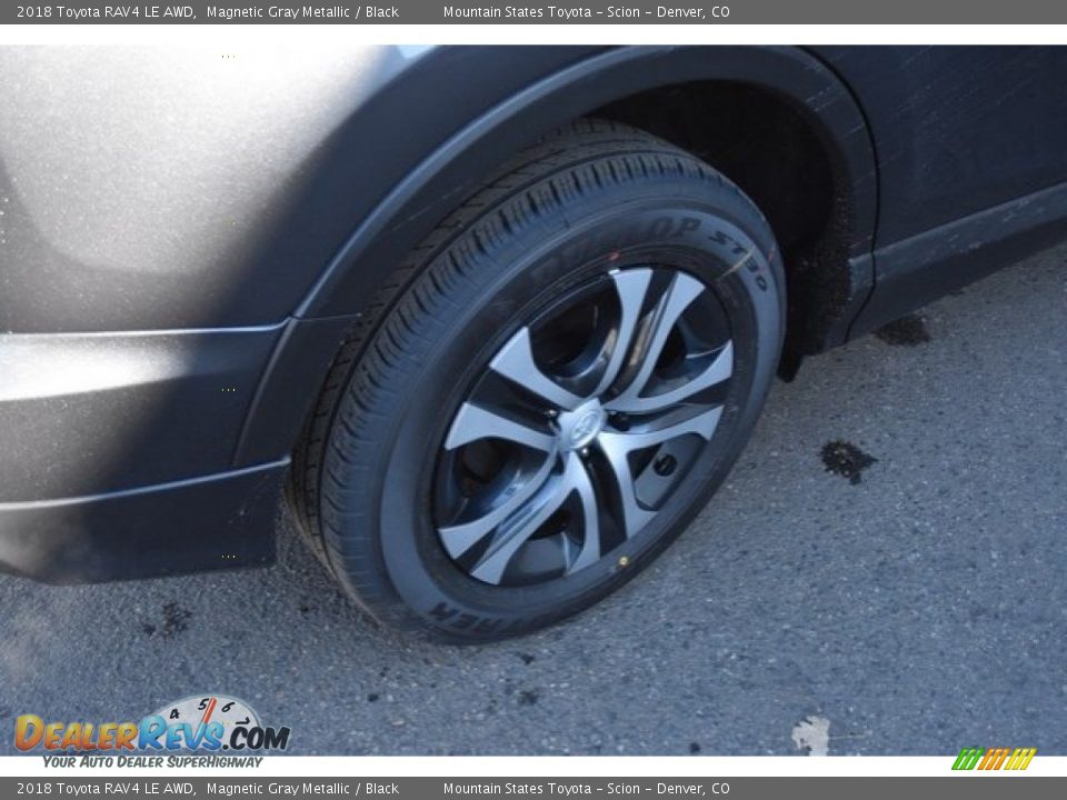 2018 Toyota RAV4 LE AWD Magnetic Gray Metallic / Black Photo #9