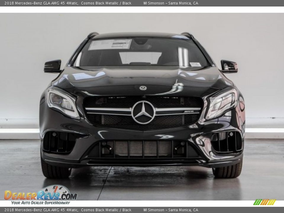 2018 Mercedes-Benz GLA AMG 45 4Matic Cosmos Black Metallic / Black Photo #2