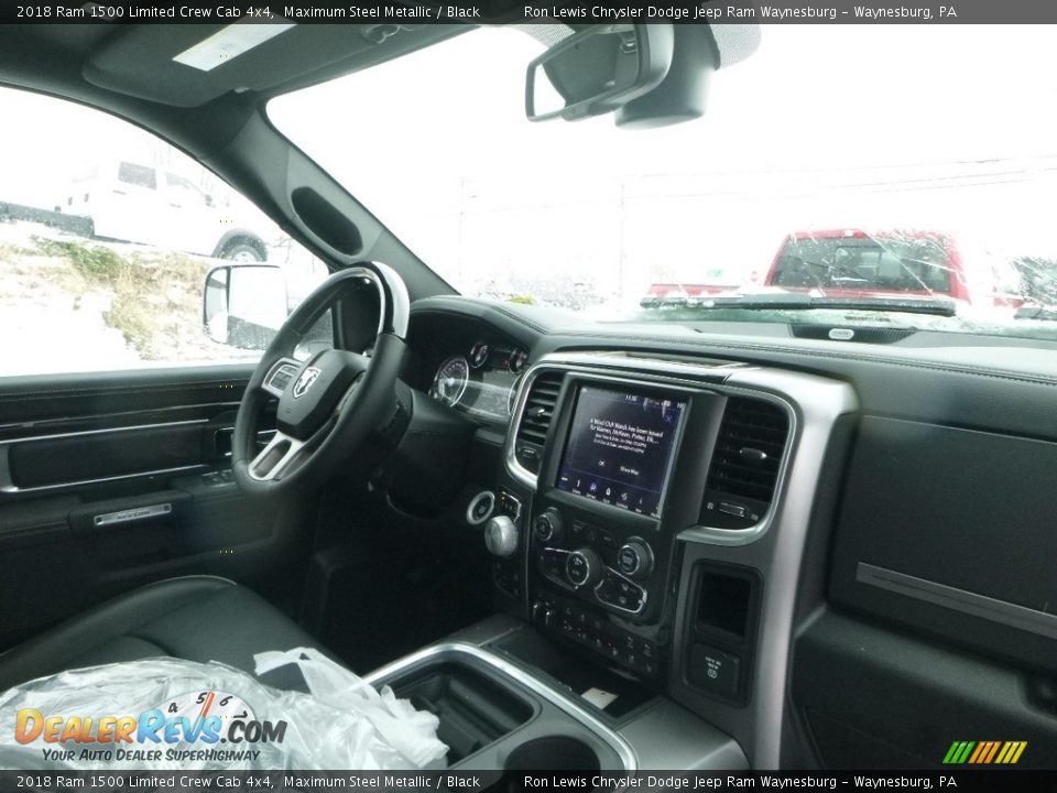 2018 Ram 1500 Limited Crew Cab 4x4 Maximum Steel Metallic / Black Photo #9