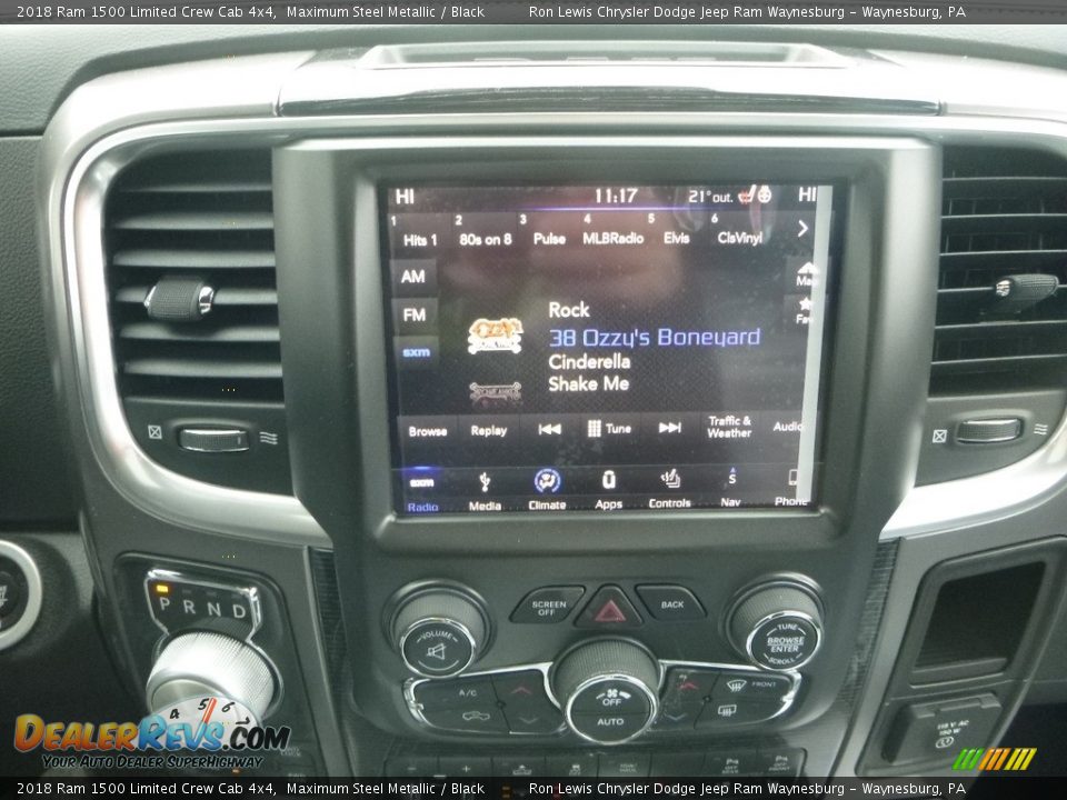 2018 Ram 1500 Limited Crew Cab 4x4 Maximum Steel Metallic / Black Photo #15
