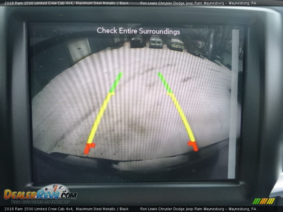 2018 Ram 1500 Limited Crew Cab 4x4 Maximum Steel Metallic / Black Photo #17