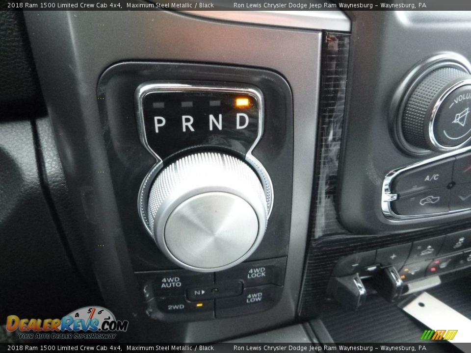 2018 Ram 1500 Limited Crew Cab 4x4 Maximum Steel Metallic / Black Photo #20