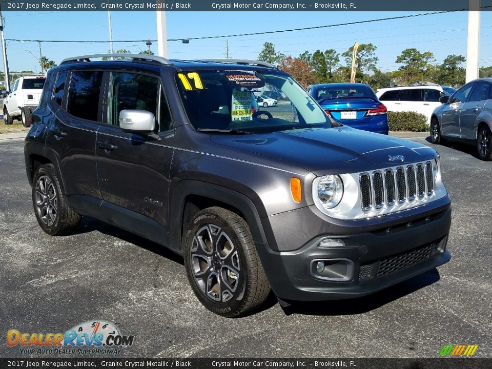 Front 3/4 View of 2017 Jeep Renegade Limited Photo #7