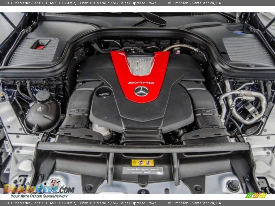 2018 Mercedes-Benz GLC AMG 43 4Matic 3.0 Liter AMG biturbo DOHC 24-Valve VVT V6 Engine Photo #9