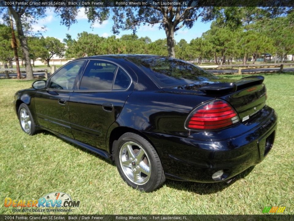 2004 Pontiac Grand Am SE Sedan Black / Dark Pewter Photo #5
