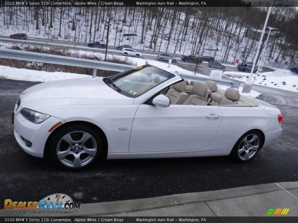 2010 BMW 3 Series 328i Convertible Alpine White / Cream Beige Photo #11