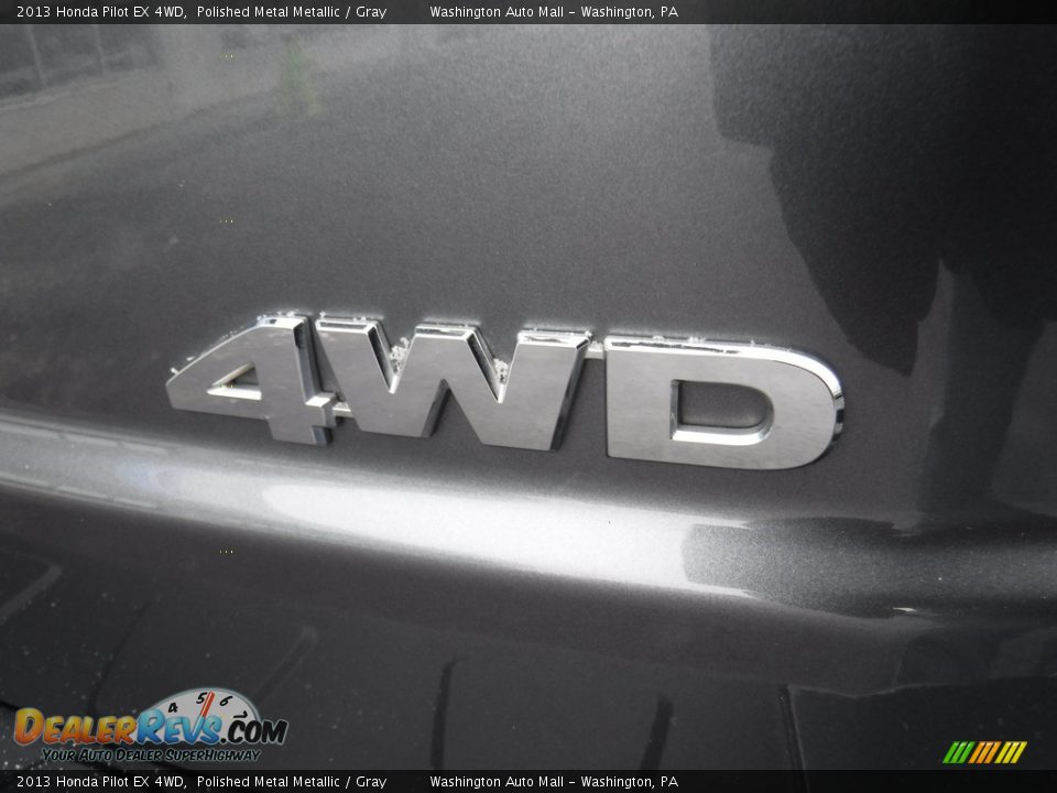 2013 Honda Pilot EX 4WD Polished Metal Metallic / Gray Photo #10