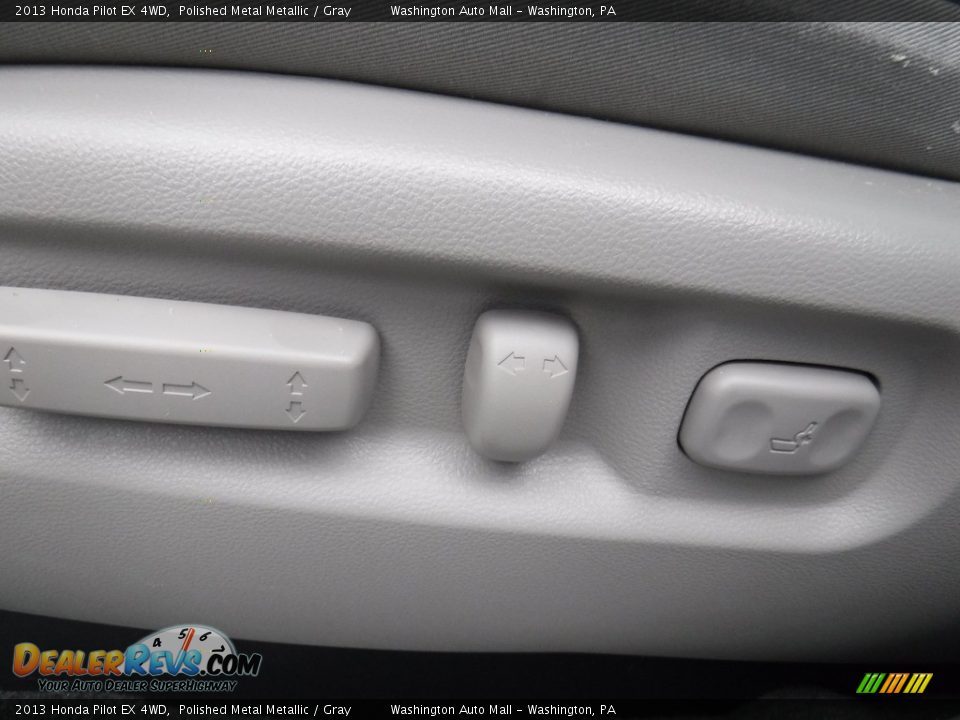 2013 Honda Pilot EX 4WD Polished Metal Metallic / Gray Photo #13