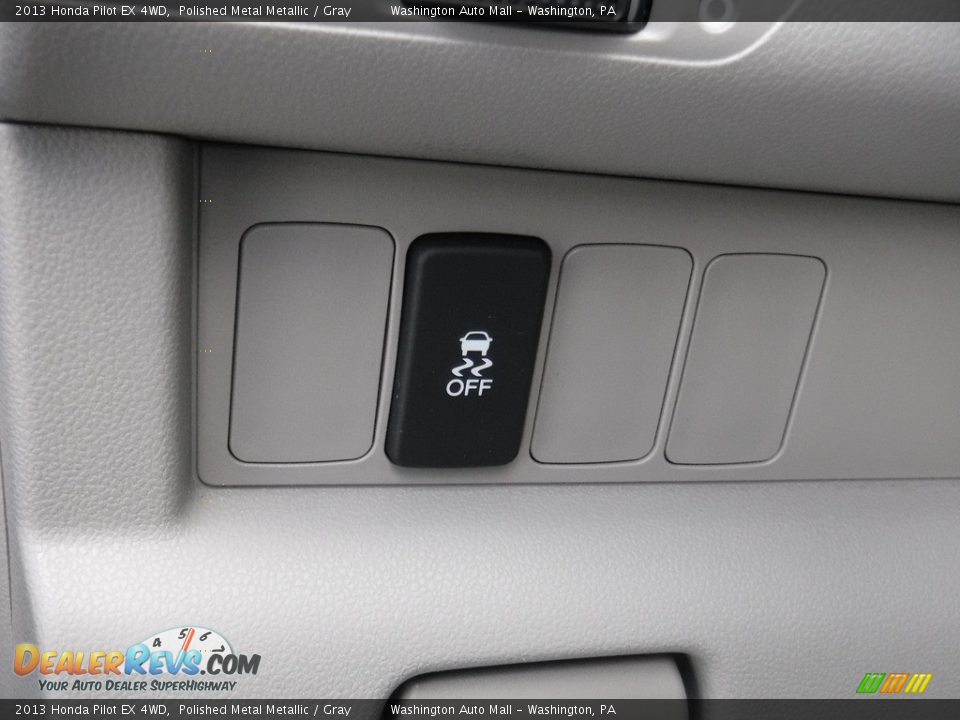 2013 Honda Pilot EX 4WD Polished Metal Metallic / Gray Photo #15