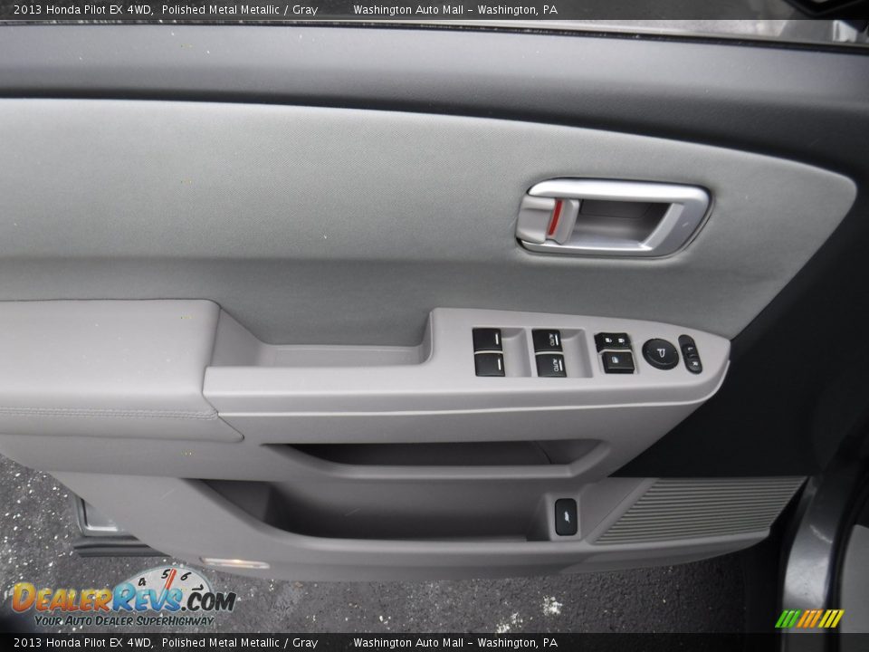 2013 Honda Pilot EX 4WD Polished Metal Metallic / Gray Photo #16