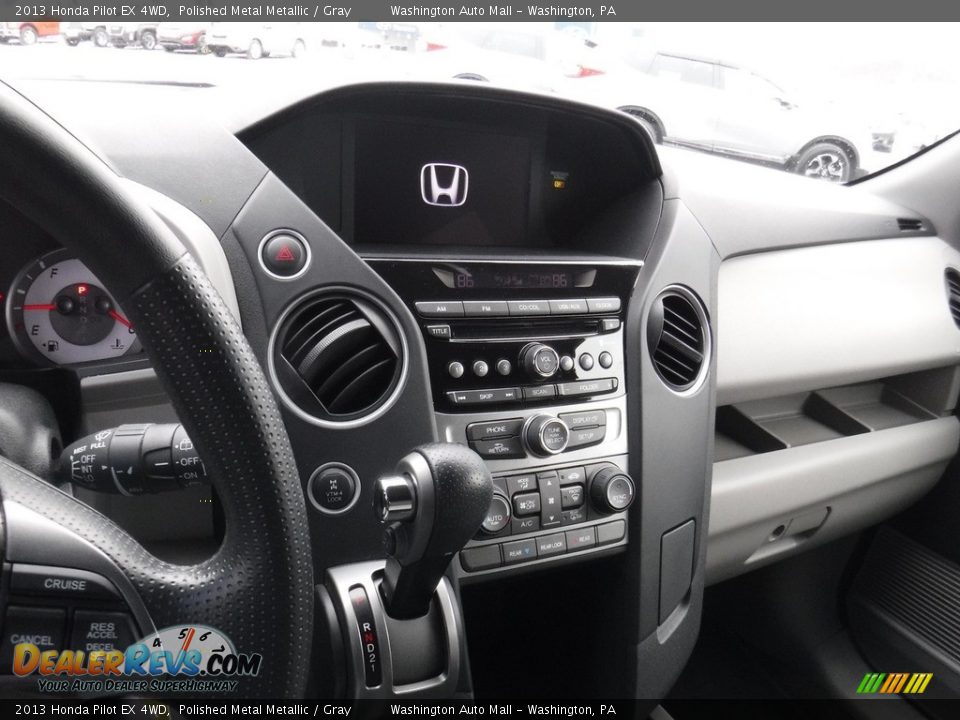 2013 Honda Pilot EX 4WD Polished Metal Metallic / Gray Photo #17