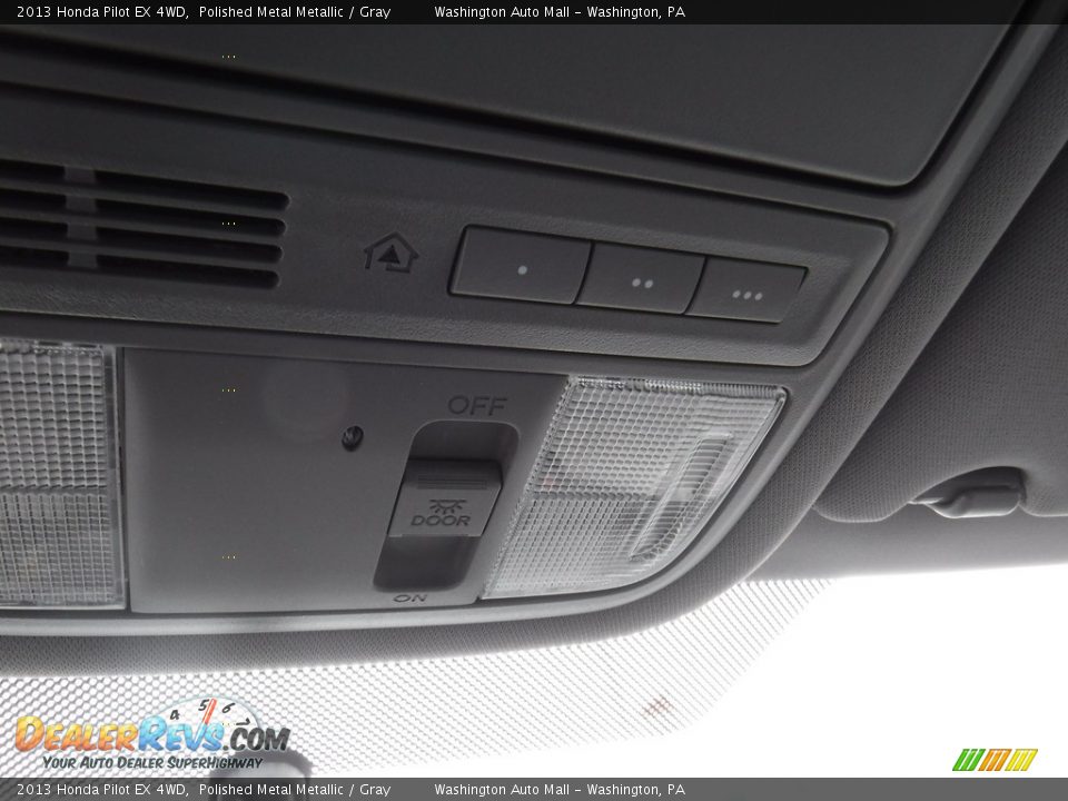 2013 Honda Pilot EX 4WD Polished Metal Metallic / Gray Photo #19