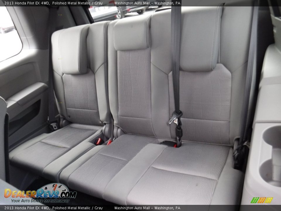2013 Honda Pilot EX 4WD Polished Metal Metallic / Gray Photo #24