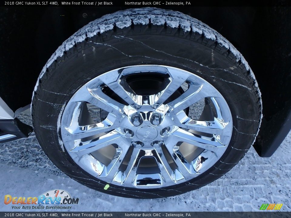 2018 GMC Yukon XL SLT 4WD White Frost Tricoat / Jet Black Photo #9