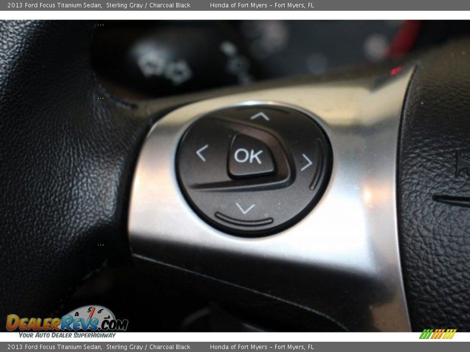 2013 Ford Focus Titanium Sedan Sterling Gray / Charcoal Black Photo #18