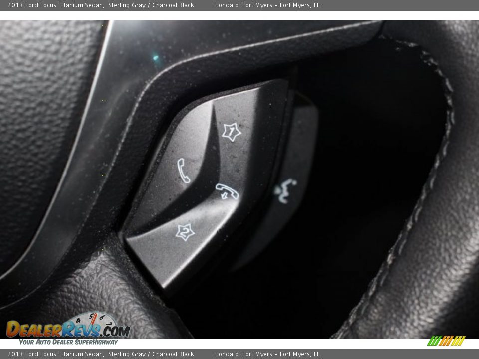 2013 Ford Focus Titanium Sedan Sterling Gray / Charcoal Black Photo #21