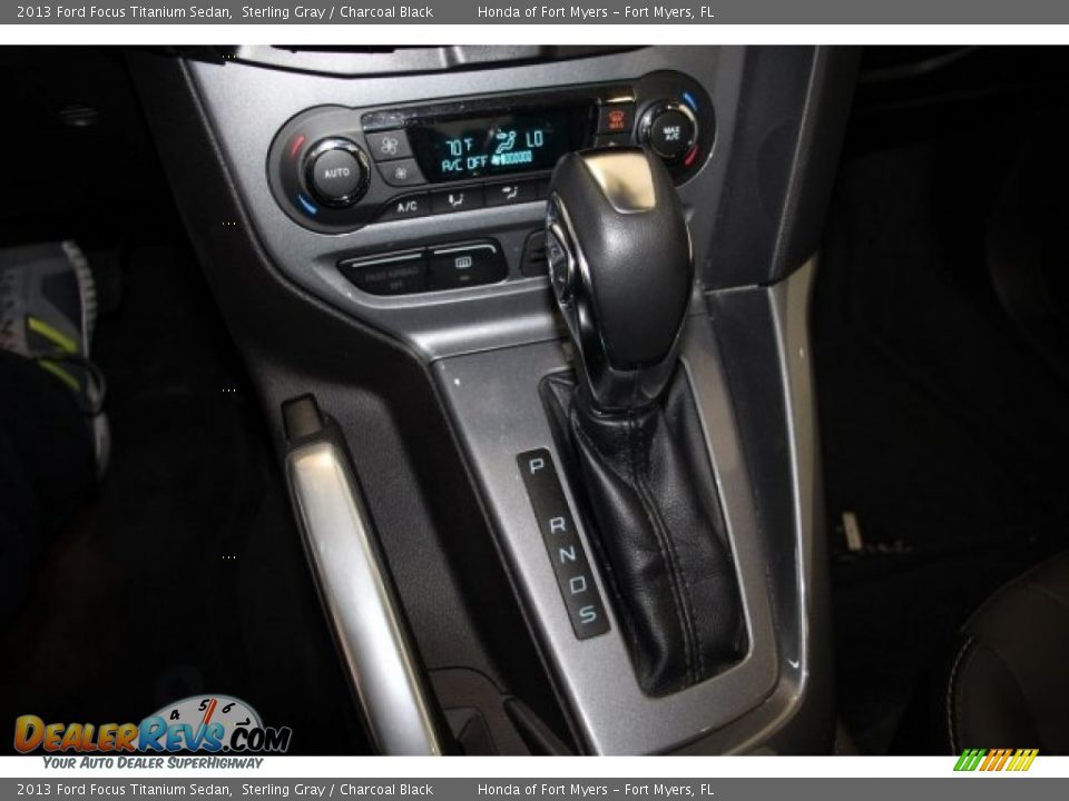 2013 Ford Focus Titanium Sedan Sterling Gray / Charcoal Black Photo #28