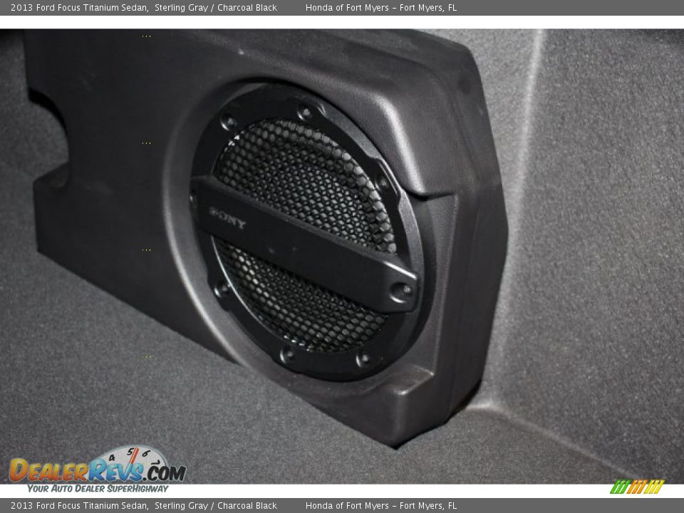 2013 Ford Focus Titanium Sedan Sterling Gray / Charcoal Black Photo #34