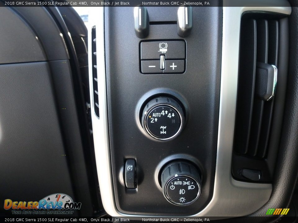 Controls of 2018 GMC Sierra 1500 SLE Regular Cab 4WD Photo #17