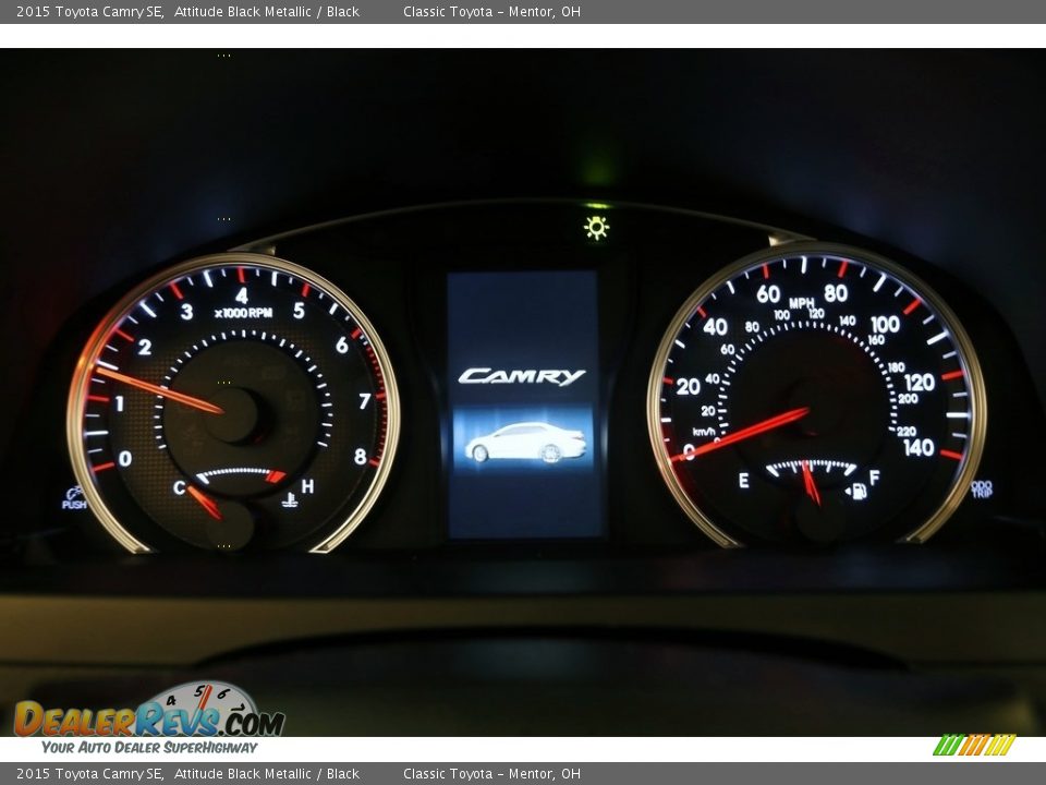2015 Toyota Camry SE Attitude Black Metallic / Black Photo #7