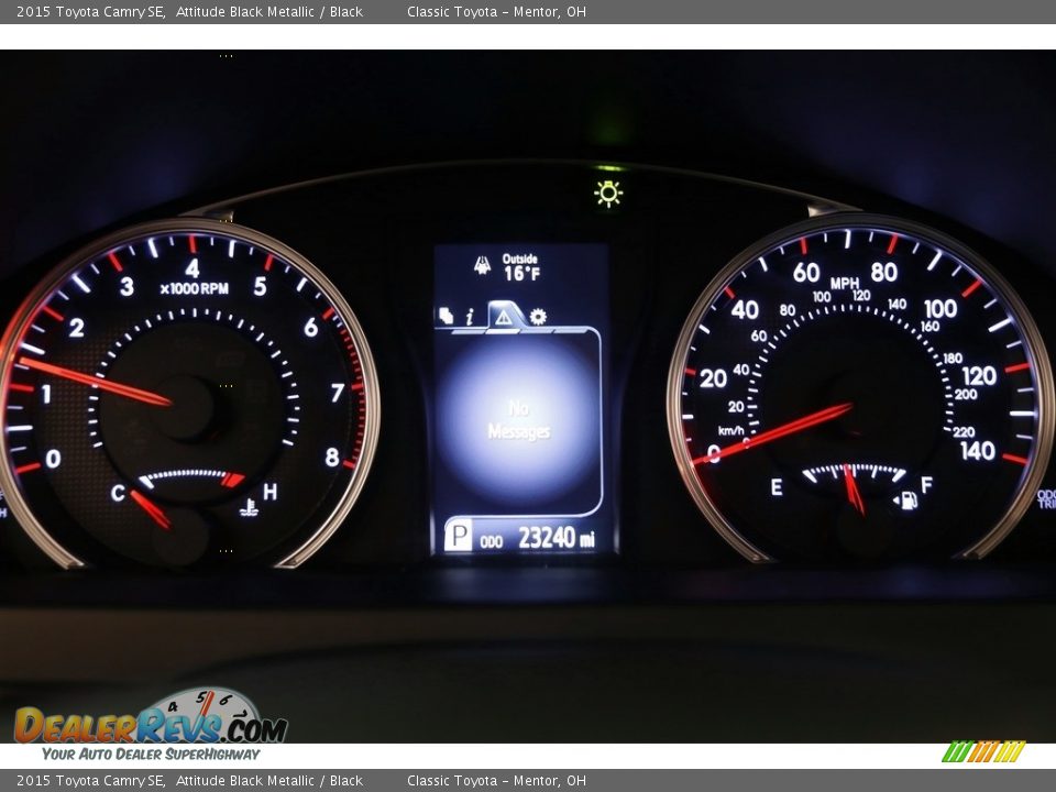 2015 Toyota Camry SE Attitude Black Metallic / Black Photo #8