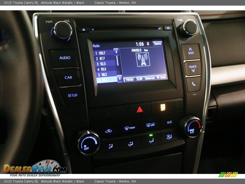 2015 Toyota Camry SE Attitude Black Metallic / Black Photo #9