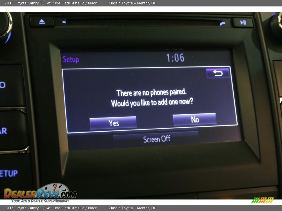 2015 Toyota Camry SE Attitude Black Metallic / Black Photo #11