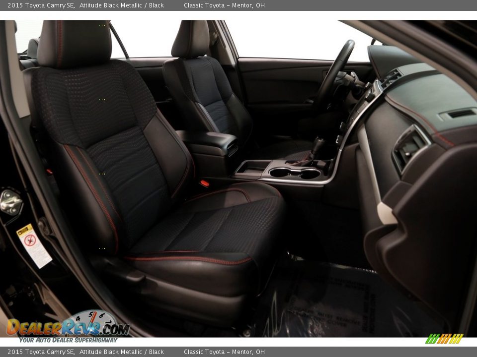 2015 Toyota Camry SE Attitude Black Metallic / Black Photo #14