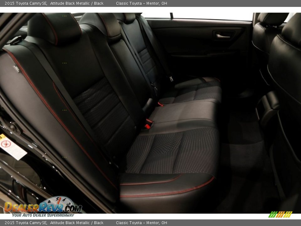 2015 Toyota Camry SE Attitude Black Metallic / Black Photo #15