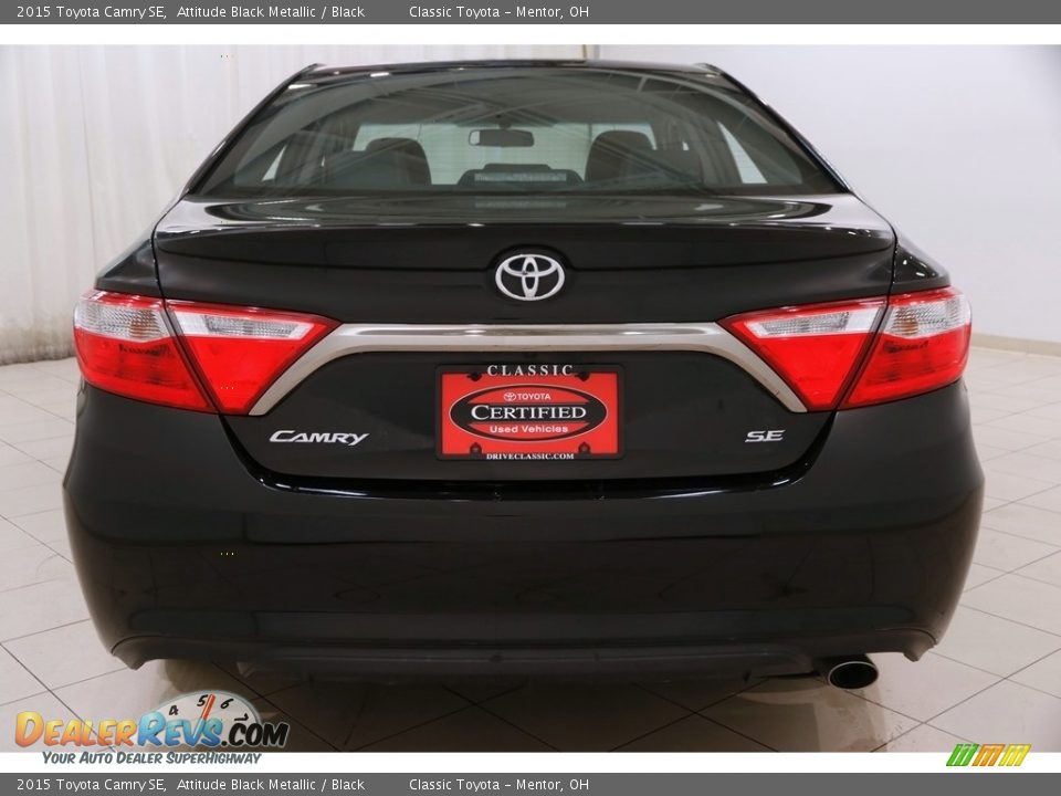 2015 Toyota Camry SE Attitude Black Metallic / Black Photo #17