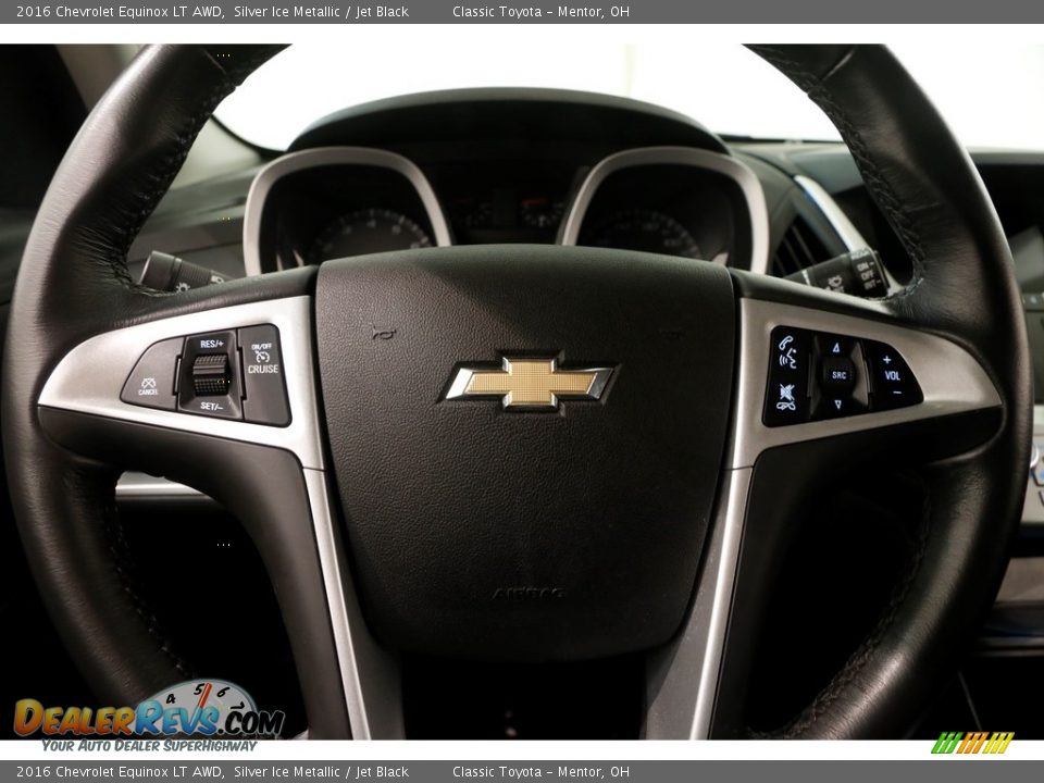 2016 Chevrolet Equinox LT AWD Silver Ice Metallic / Jet Black Photo #6